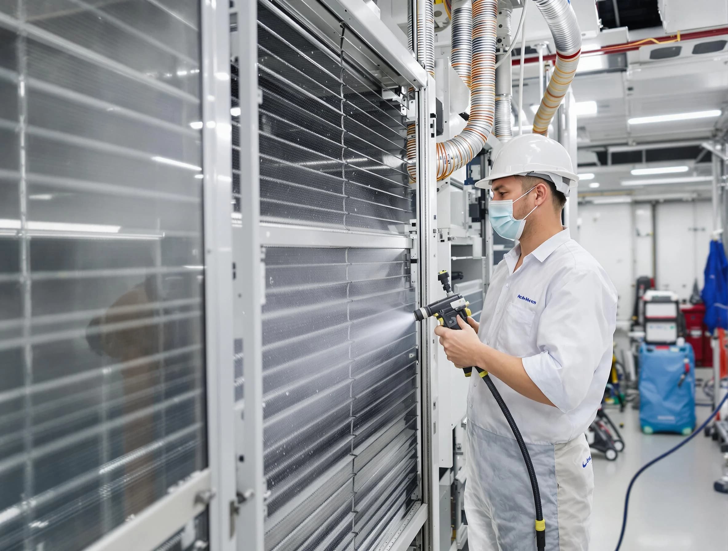 Professional AC coil cleaning by Layton Air Duct Cleaning in Layton