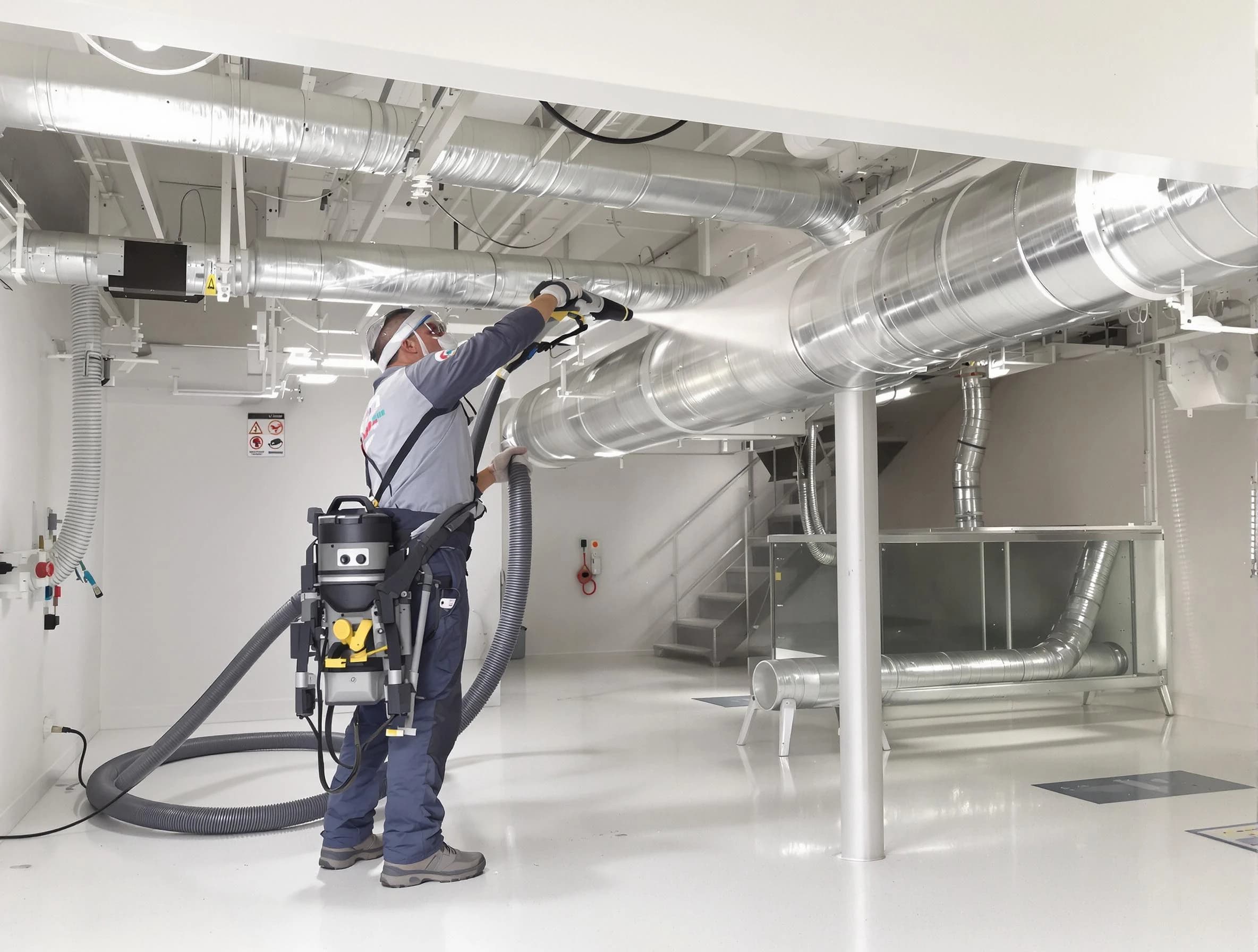 Professional central duct cleaning by Layton Air Duct Cleaning in Layton