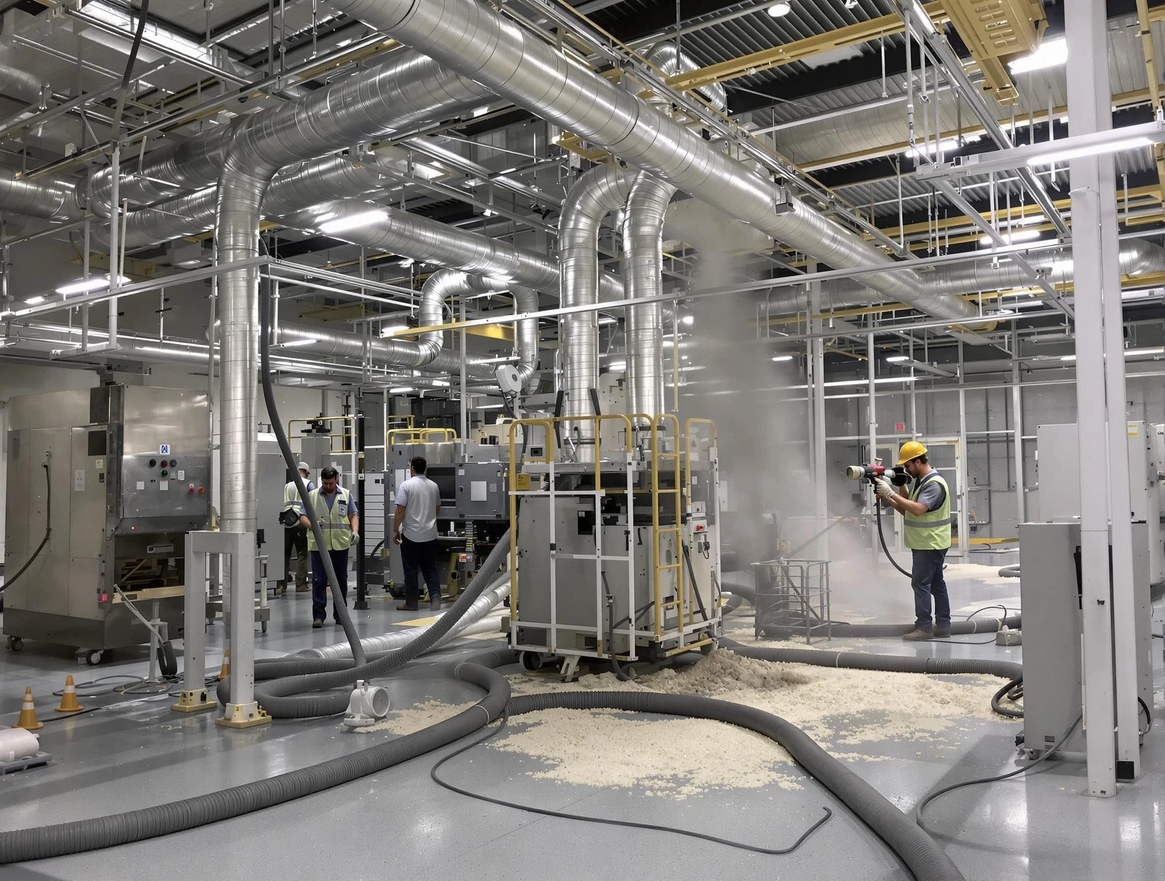 Heavy-duty industrial duct cleaning by Layton Air Duct Cleaning in Layton