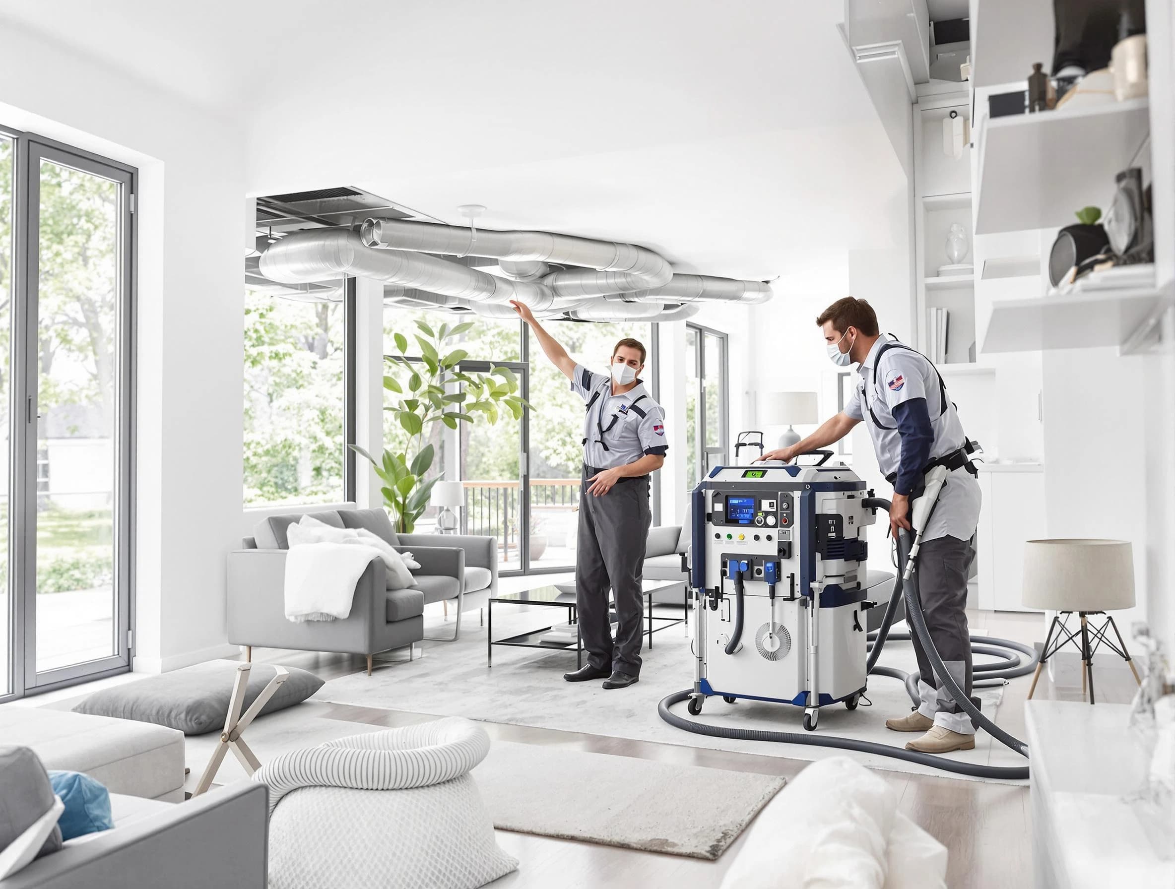 Layton Air Duct Cleaning professional conducting pure air duct cleaning with state-of-the-art equipment in Layton