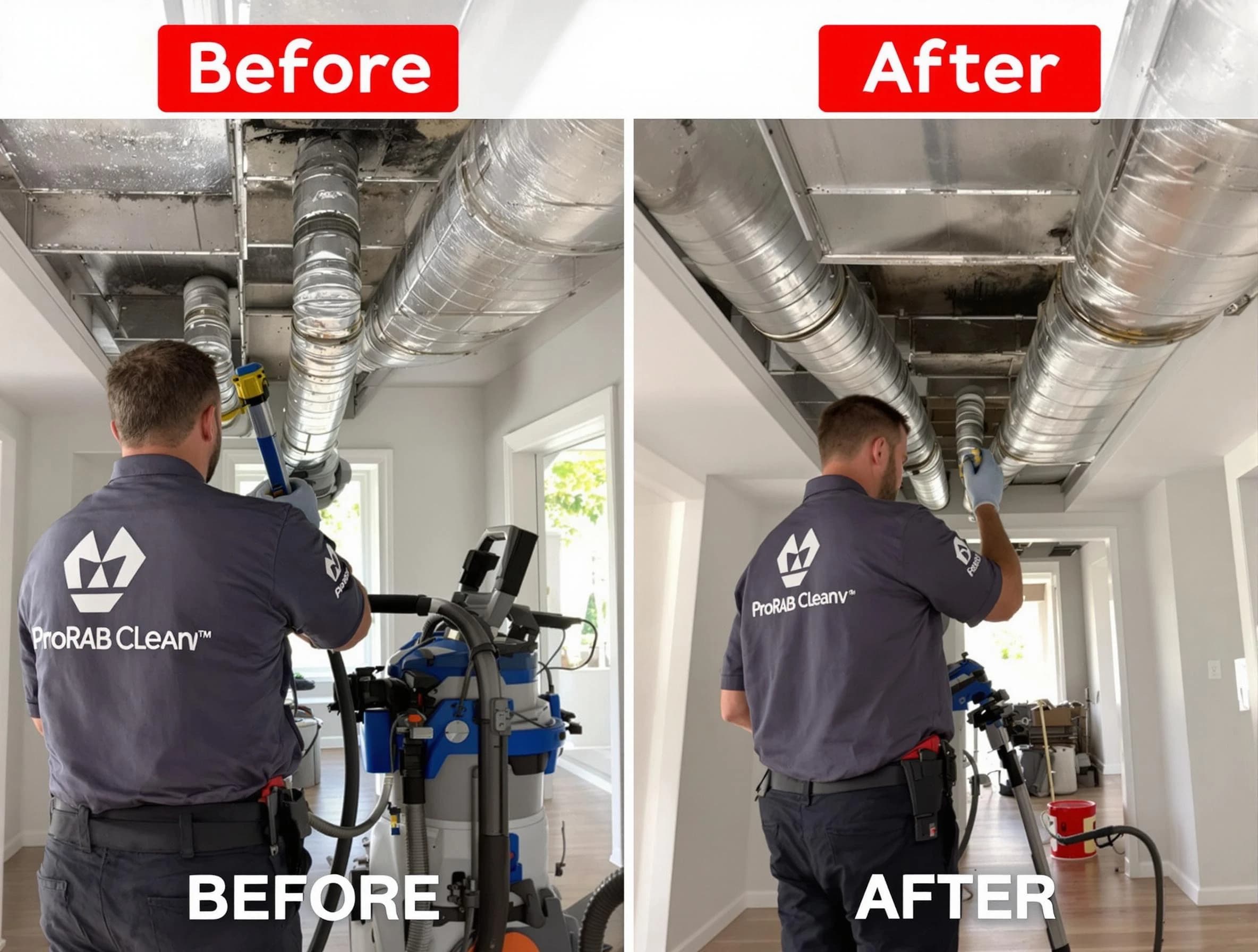 Layton Air Duct Cleaning expert performing thorough residential duct cleaning in a Layton home