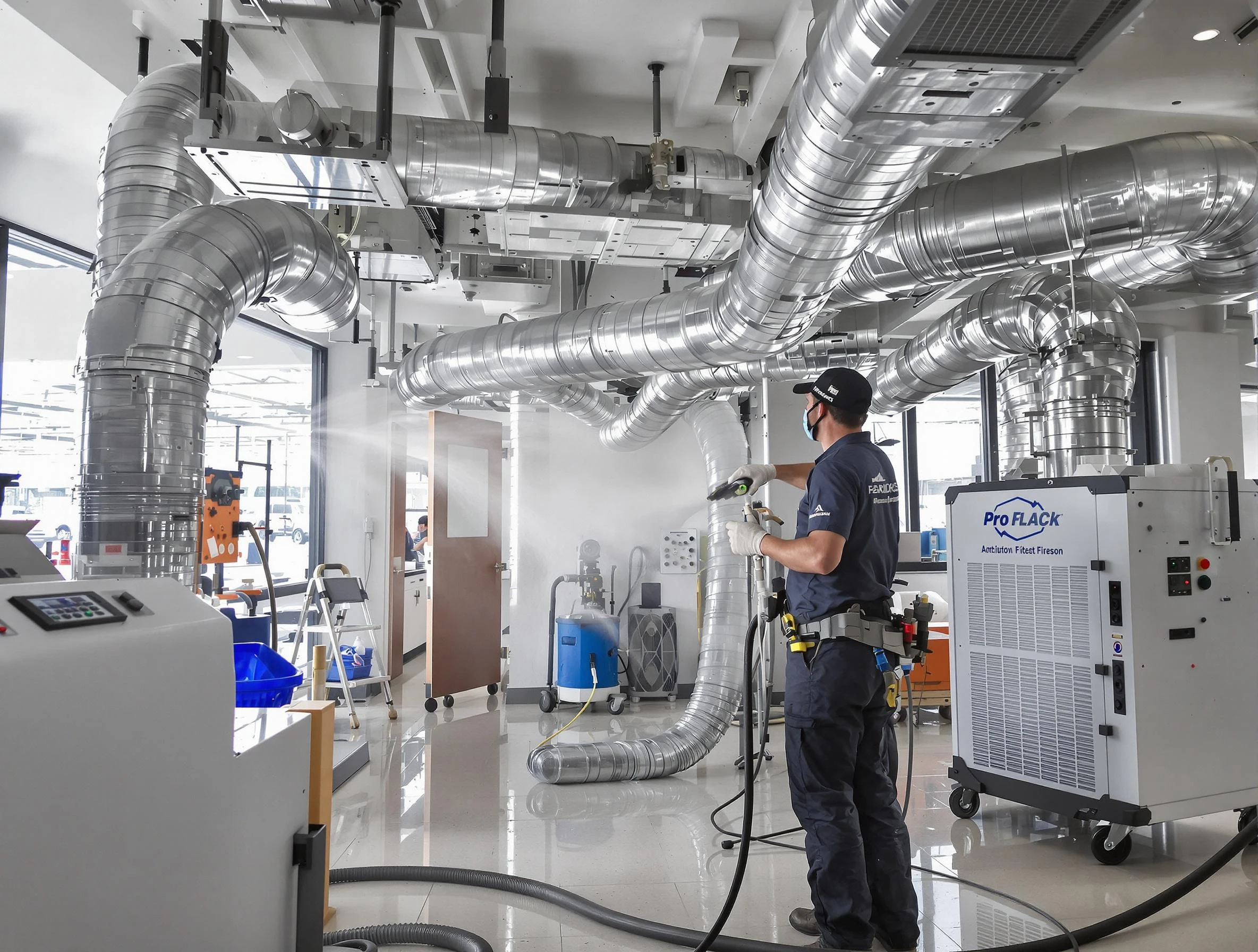 Negative Pressure Air Duct Cleaning in Layton