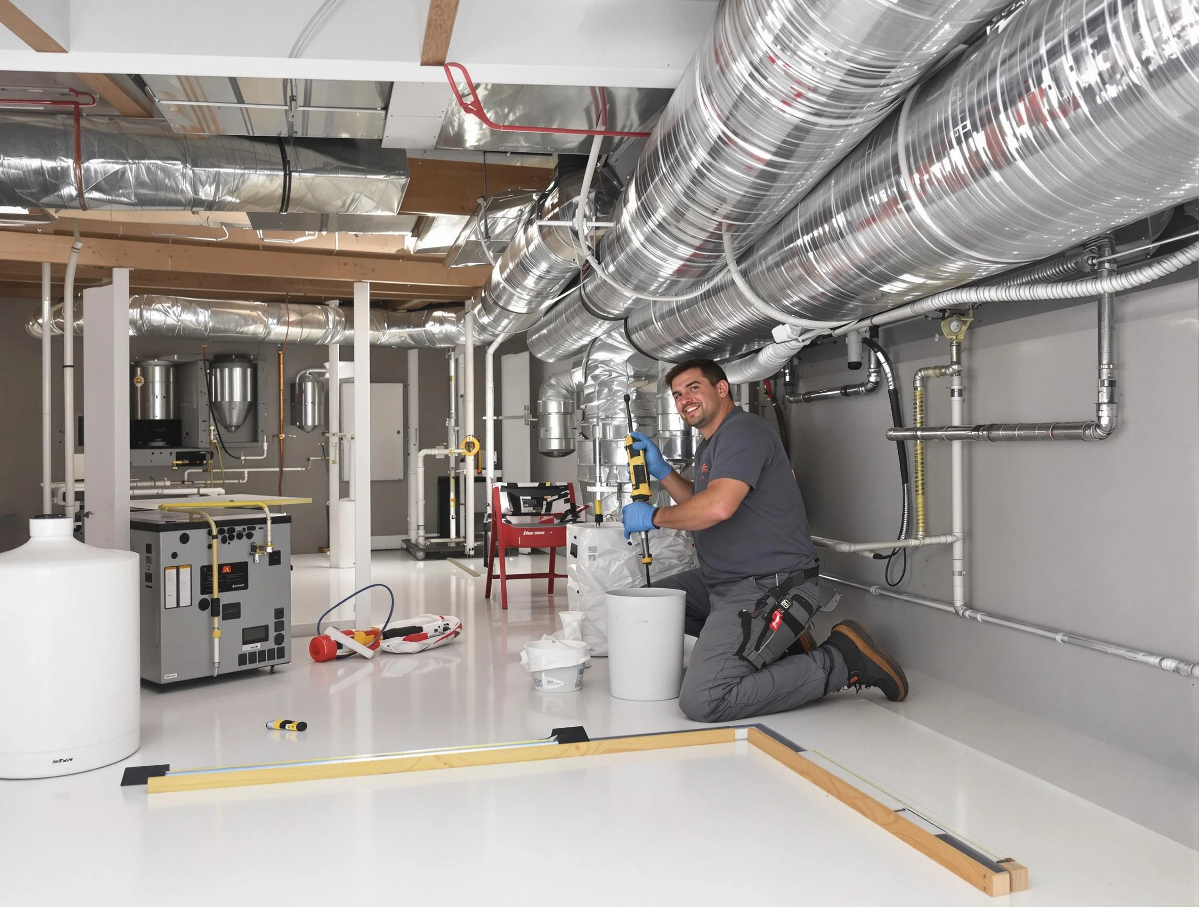 Professional duct sealing service by Layton Air Duct Cleaning in Layton