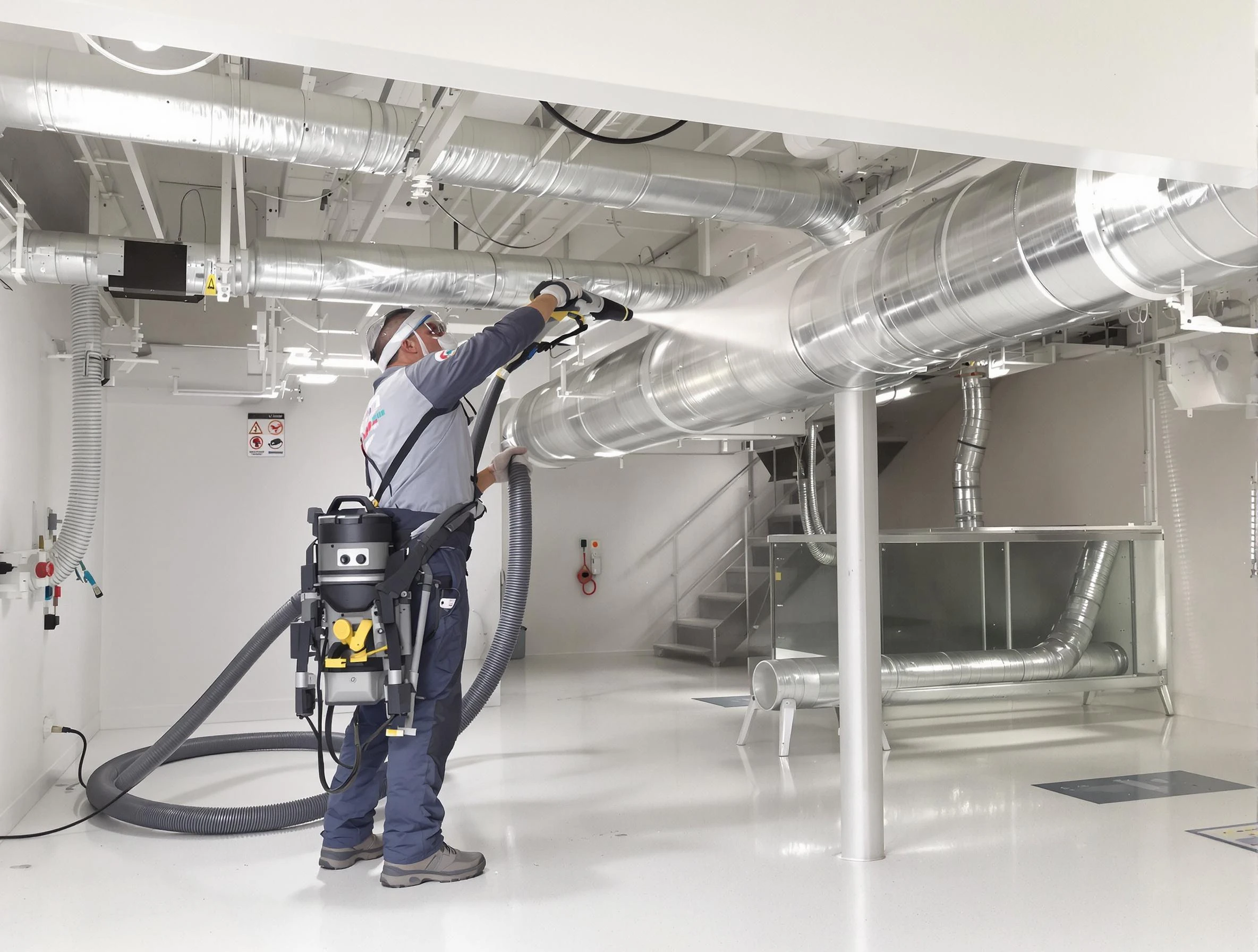 Professional central duct cleaning by Layton Air Duct Cleaning in Layton